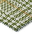 LOOMLAN Rugs Samira Olive Washable Indoor-Outdoor Rug