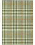 LOOMLAN Rugs Samira Olive Washable Indoor-Outdoor Rug