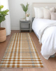 LOOMLAN Rugs Samira Orange Washable Indoor-Outdoor Rug