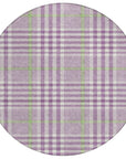 LOOMLAN Rugs Samira Purple Washable Indoor-Outdoor Rug