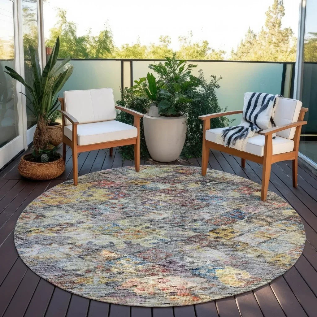 LOOMLAN Rugs San Marino Gold Washable Indoor-Outdoor Rug