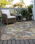 LOOMLAN Rugs San Marino Gold Washable Indoor-Outdoor Rug