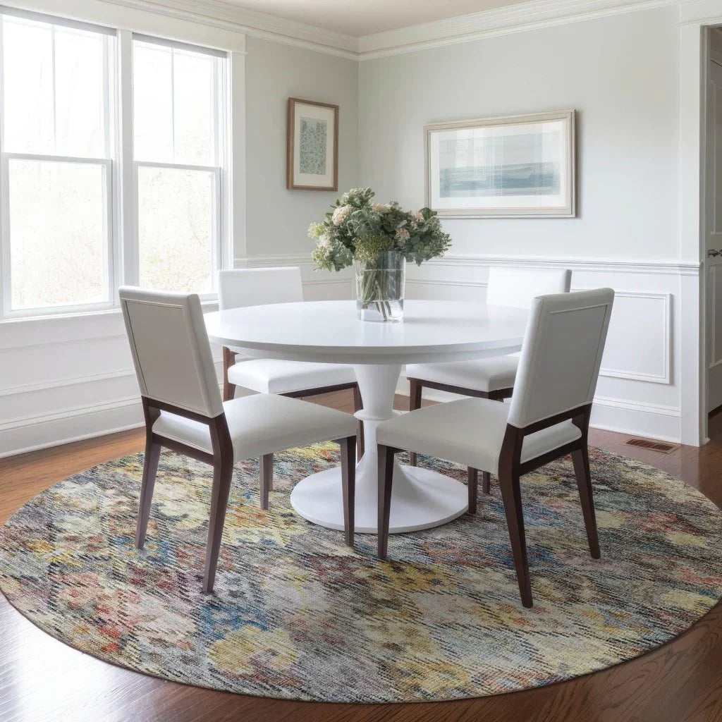 LOOMLAN Rugs San Marino Gold Washable Indoor-Outdoor Rug