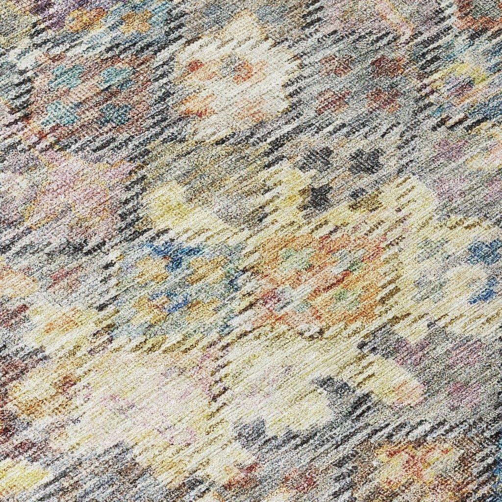 LOOMLAN Rugs San Marino Gold Washable Indoor-Outdoor Rug