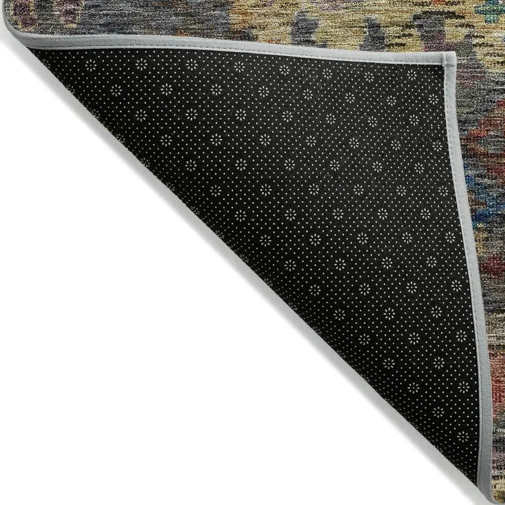 LOOMLAN Rugs San Marino Gray Washable Indoor-Outdoor Rug