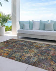LOOMLAN Rugs San Marino Gray Washable Indoor-Outdoor Rug