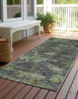 LOOMLAN Rugs San Marino Green Washable Indoor-Outdoor Rug