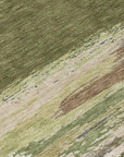 LOOMLAN Rugs Sanara Green Washable Indoor-Outdoor Rug