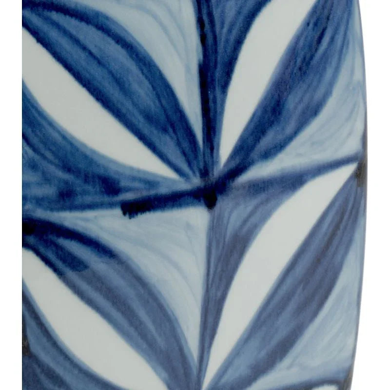 Sanibel Blue Porcelain Outdoor Garden Seat - LOOMLAN - Chelsea House - Poufs and Stools