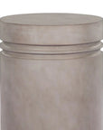 Santori Double Ring Concrete Patio Accent Table - LOOMLAN - Seasonal Living - Outdoor Side Tables