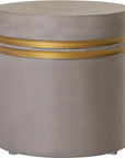Seasonal Living Santori Double Ring Short - Gold Outdoor End table