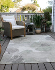 LOOMLAN Rugs Saphirae Ivory Washable Indoor-Outdoor Rug