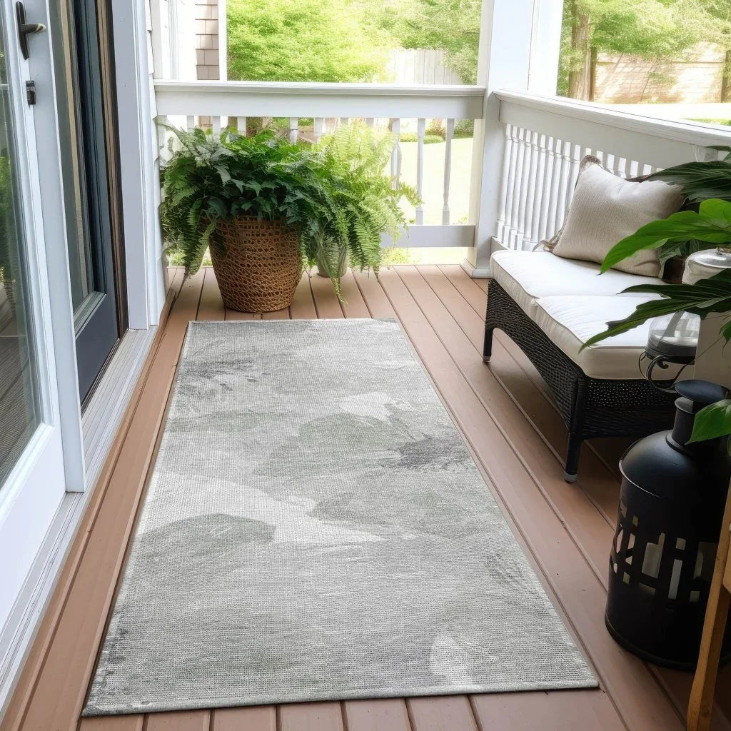 LOOMLAN Rugs Saphirae Ivory Washable Indoor-Outdoor Rug