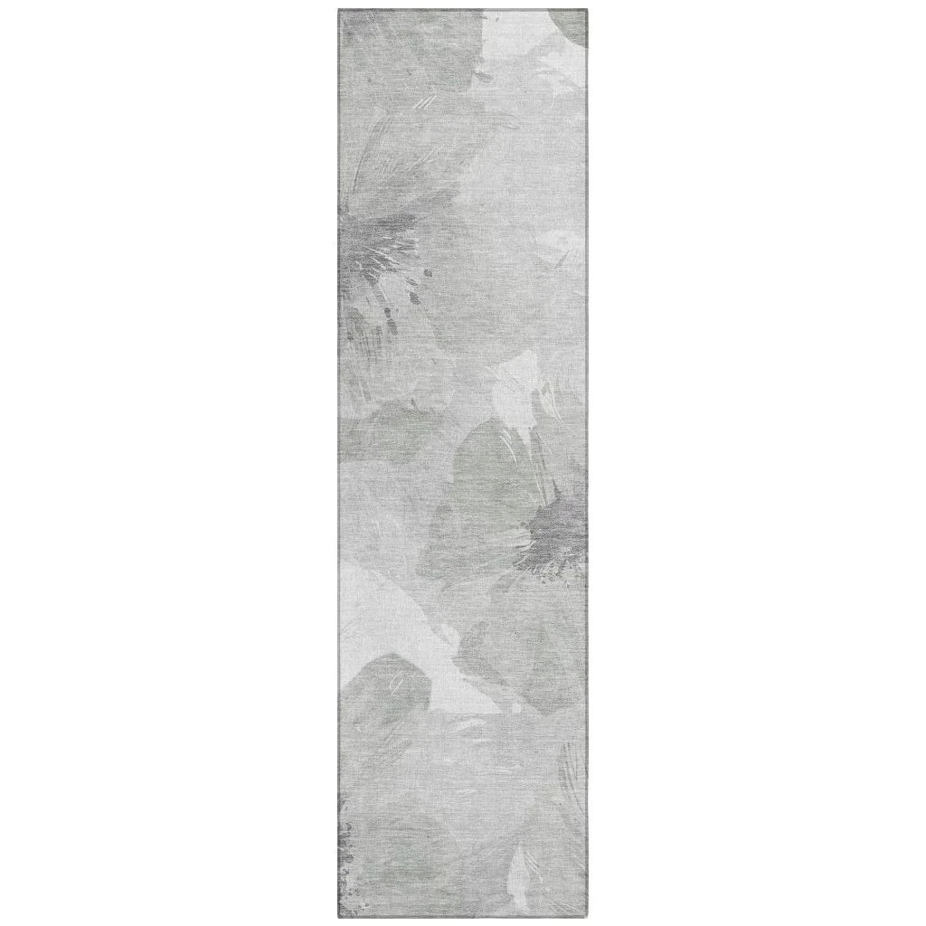 LOOMLAN Rugs Saphirae Ivory Washable Indoor-Outdoor Rug