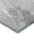 LOOMLAN Rugs Saphirae Ivory Washable Indoor-Outdoor Rug