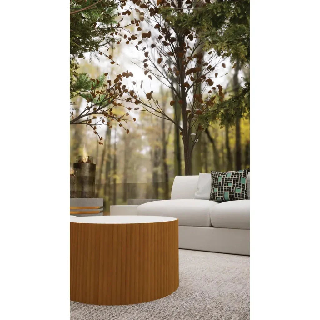 Seasonal Living Scallop Zanzibar White Outdoor Coffee Table