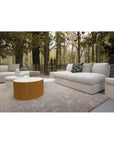 Seasonal Living Scallop Zanzibar White Outdoor Coffee Table