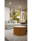 Seasonal Living Scallop Zanzibar White Outdoor Coffee Table
