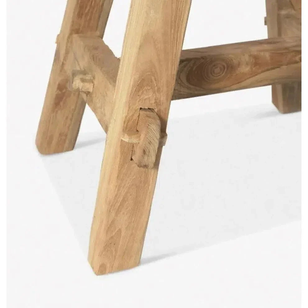 Artesia Scappler Reclaimed Teak Outdoor Stool
