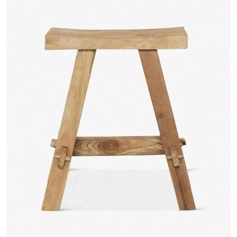 Artesia Scappler Reclaimed Teak Outdoor Stool