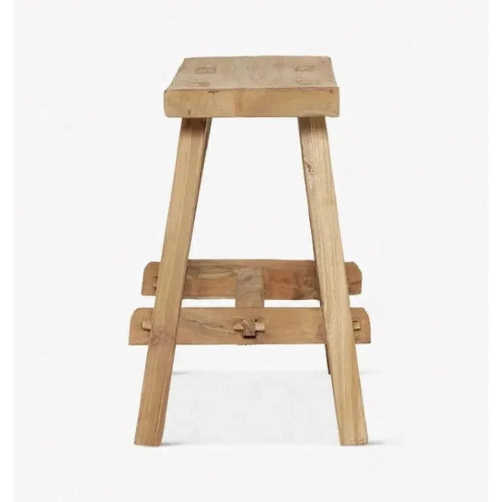 Artesia Scappler Reclaimed Teak Outdoor Stool