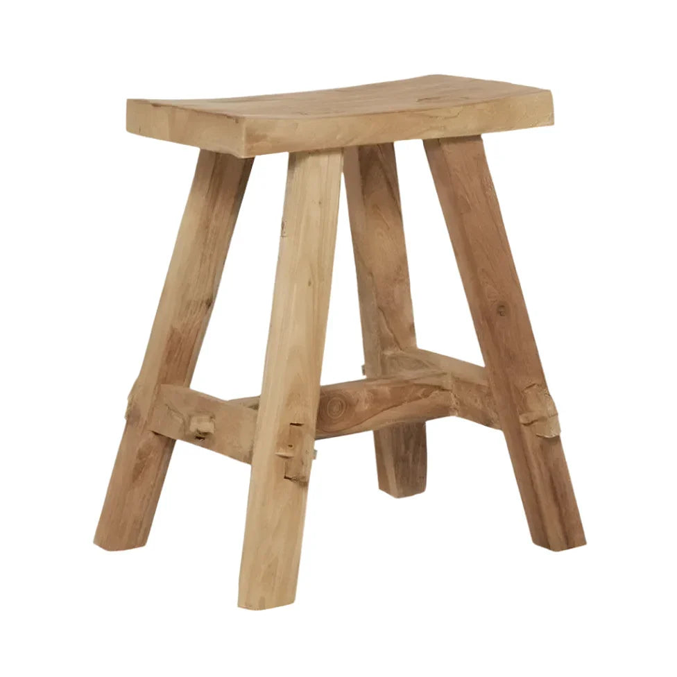 Artesia Scappler Reclaimed Teak Outdoor Stool