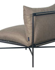Sectional Chair - Nut Brown Outdoor Modular - LOOMLAN - Seasonal Living - Outdoor Modulars