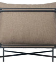 Sectional Chair - Nut Brown Outdoor Modular - LOOMLAN - Seasonal Living - Outdoor Modulars