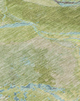 LOOMLAN Rugs Selene Green Washable Indoor-Outdoor Rug