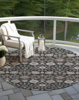LOOMLAN Rugs Selma Black Washable Indoor-Outdoor Rug