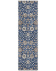 LOOMLAN Rugs Selma Blue Washable Indoor-Outdoor Rug