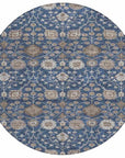LOOMLAN Rugs Selma Blue Washable Indoor-Outdoor Rug