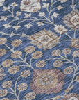 LOOMLAN Rugs Selma Blue Washable Indoor-Outdoor Rug