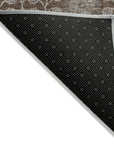 LOOMLAN Rugs Selma Brown Washable Indoor-Outdoor Rug
