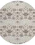 LOOMLAN Rugs Selma Ivory Washable Indoor-Outdoor Rug