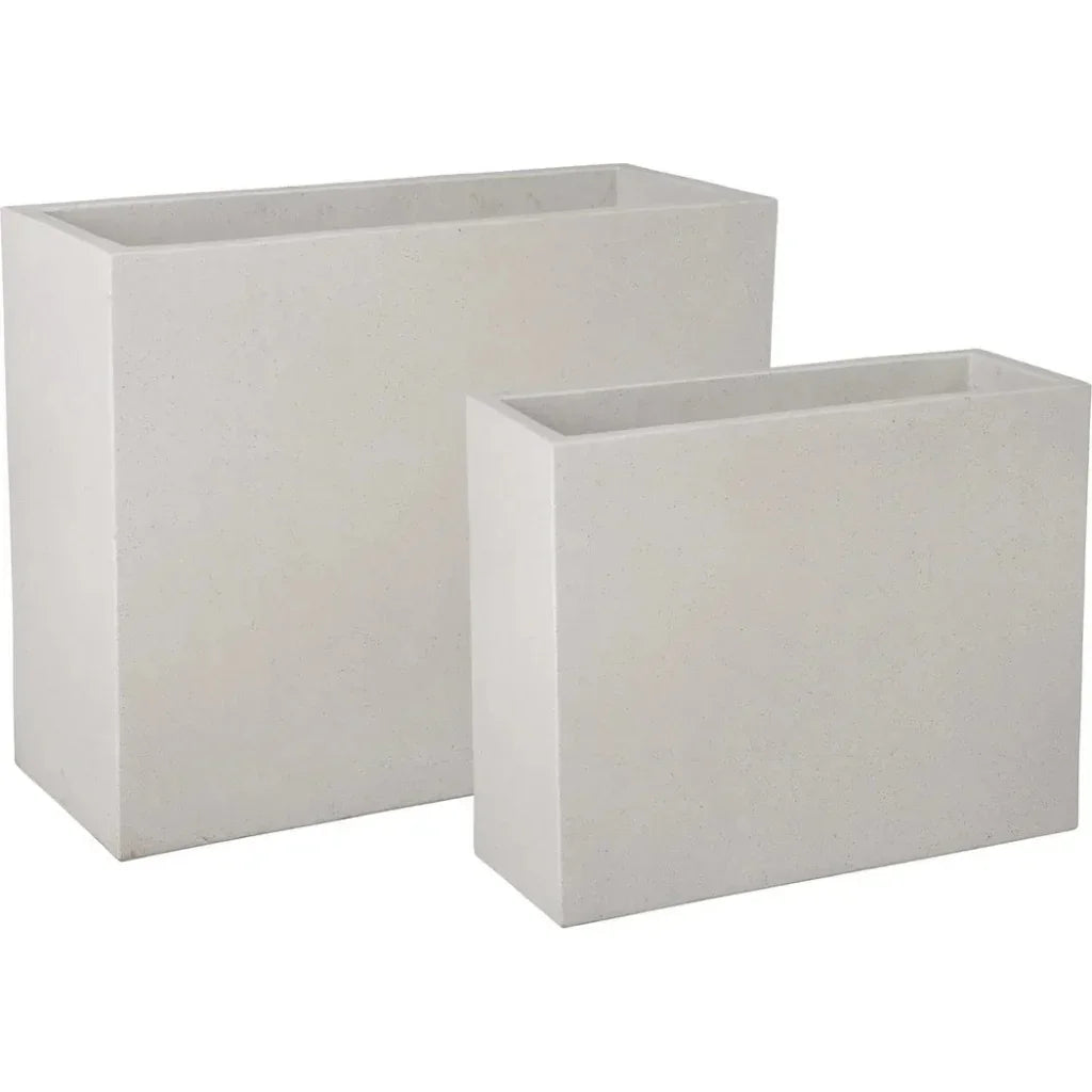 Emissary Septa Window Box Terrazzo Rectangle Planter