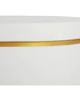 Serendipity Outdoor Ring Accent Table Set - White - LOOMLAN - Seasonal Living - Outdoor Side Tables