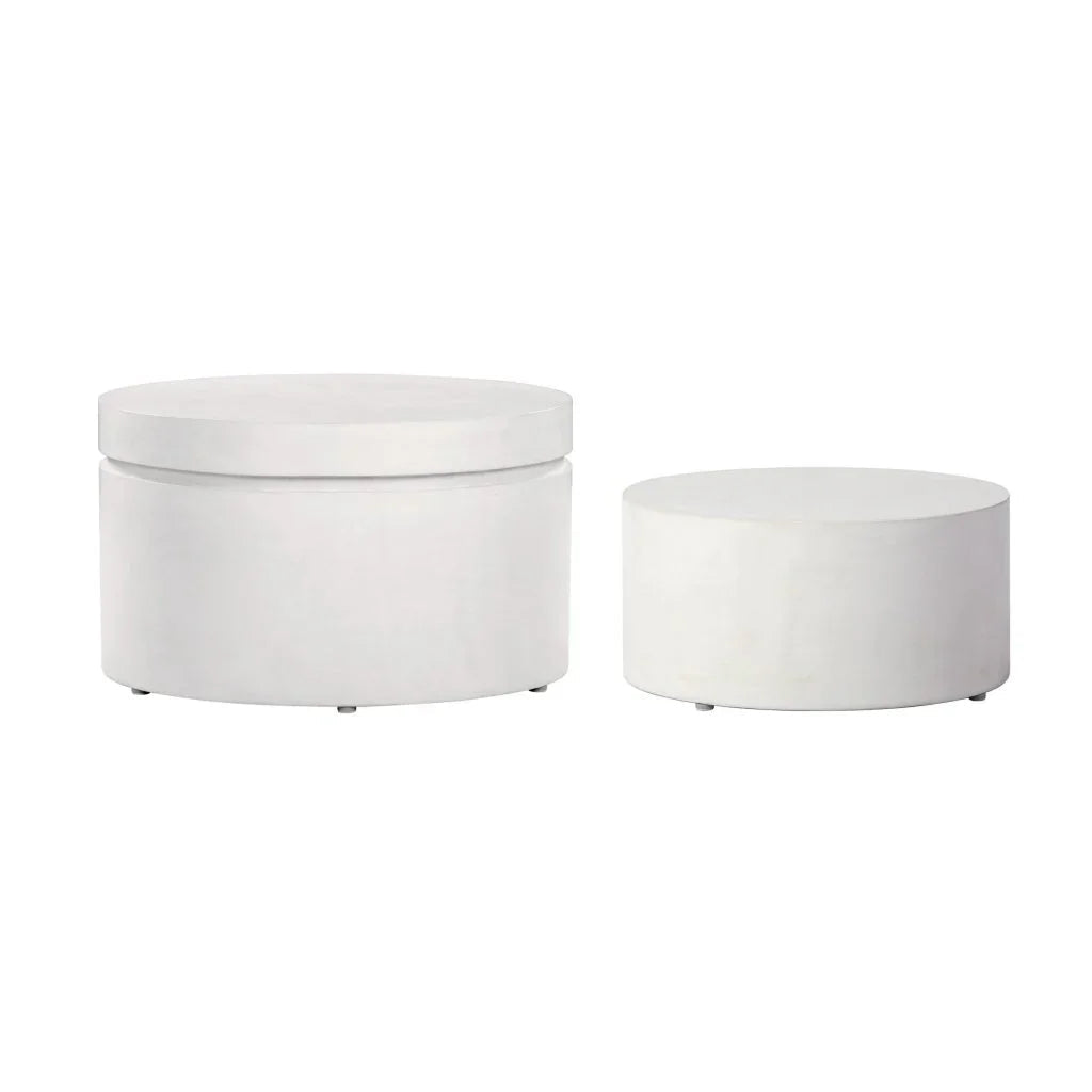 Seasonal Living Serendipity Round Patio Accent Table (Set Of 2)
