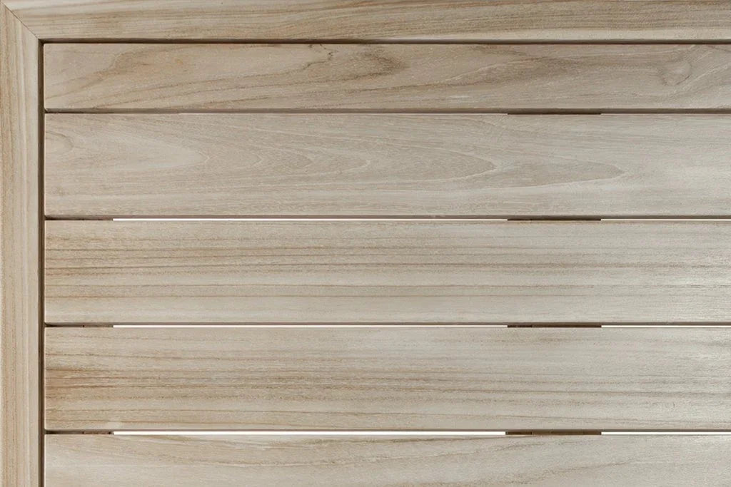Serenique Sun Bleached Teak Patio Dining Table - LOOMLAN - Seasonal Living - Outdoor Dining Tables