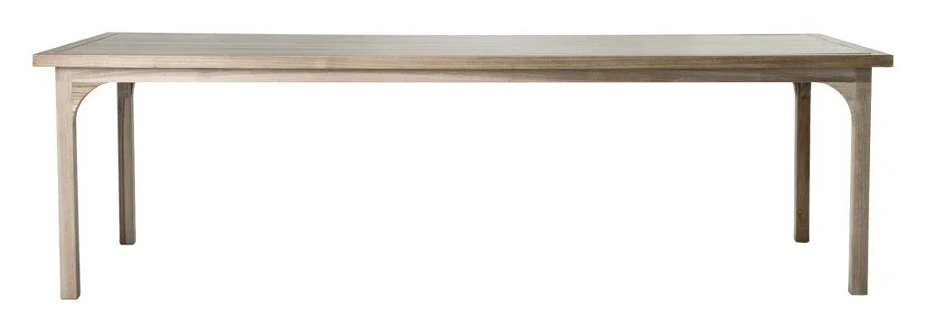 Serenique Sun Bleached Teak Patio Dining Table - LOOMLAN - Seasonal Living - Outdoor Dining Tables