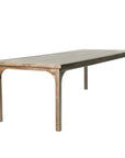 Serenique Sun Bleached Teak Patio Dining Table - LOOMLAN - Seasonal Living - Outdoor Dining Tables