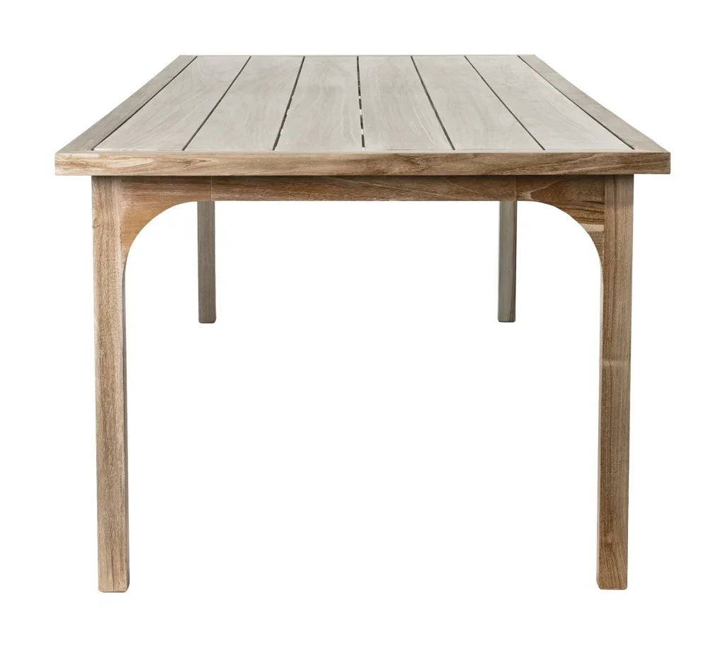 Serenique Sun Bleached Teak Patio Dining Table - LOOMLAN - Seasonal Living - Outdoor Dining Tables