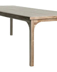 Serenique Sun Bleached Teak Patio Dining Table - LOOMLAN - Seasonal Living - Outdoor Dining Tables