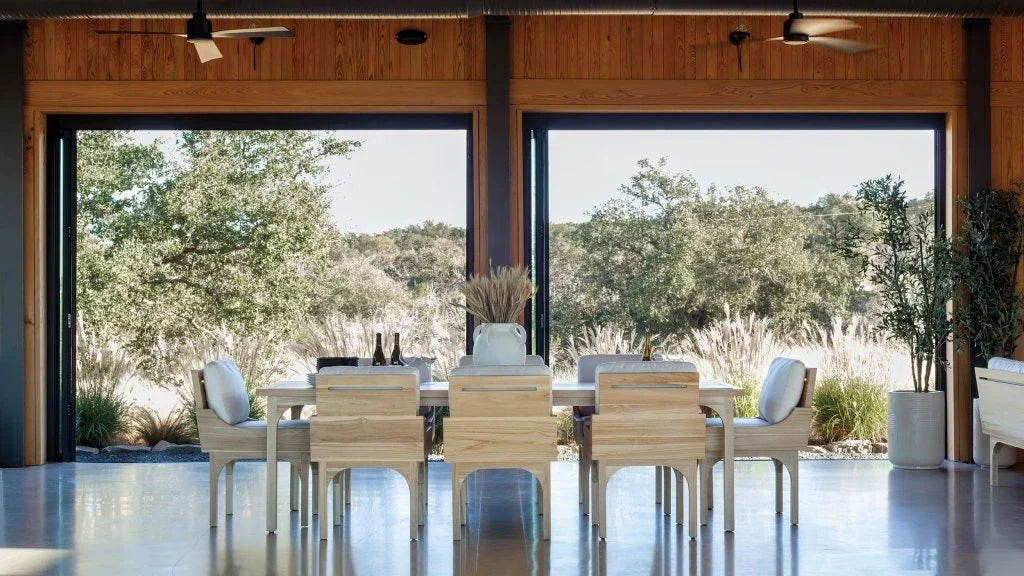 Serenique Sun Bleached Teak Patio Dining Table - LOOMLAN - Seasonal Living - Outdoor Dining Tables