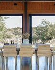 Serenique Sun Bleached Teak Patio Dining Table - LOOMLAN - Seasonal Living - Outdoor Dining Tables