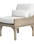 Serenique Sun Bleached Teak Patio Lounge Chair - LOOMLAN - Seasonal Living - Outdoor Lounge Chairs