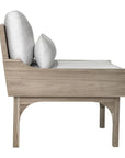 Serenique Sun Bleached Teak Patio Lounge Chair - LOOMLAN - Seasonal Living - Outdoor Lounge Chairs