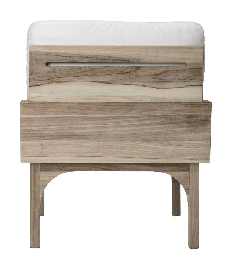 Serenique Sun Bleached Teak Patio Lounge Chair - LOOMLAN - Seasonal Living - Outdoor Lounge Chairs