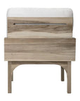 Serenique Sun Bleached Teak Patio Lounge Chair - LOOMLAN - Seasonal Living - Outdoor Lounge Chairs
