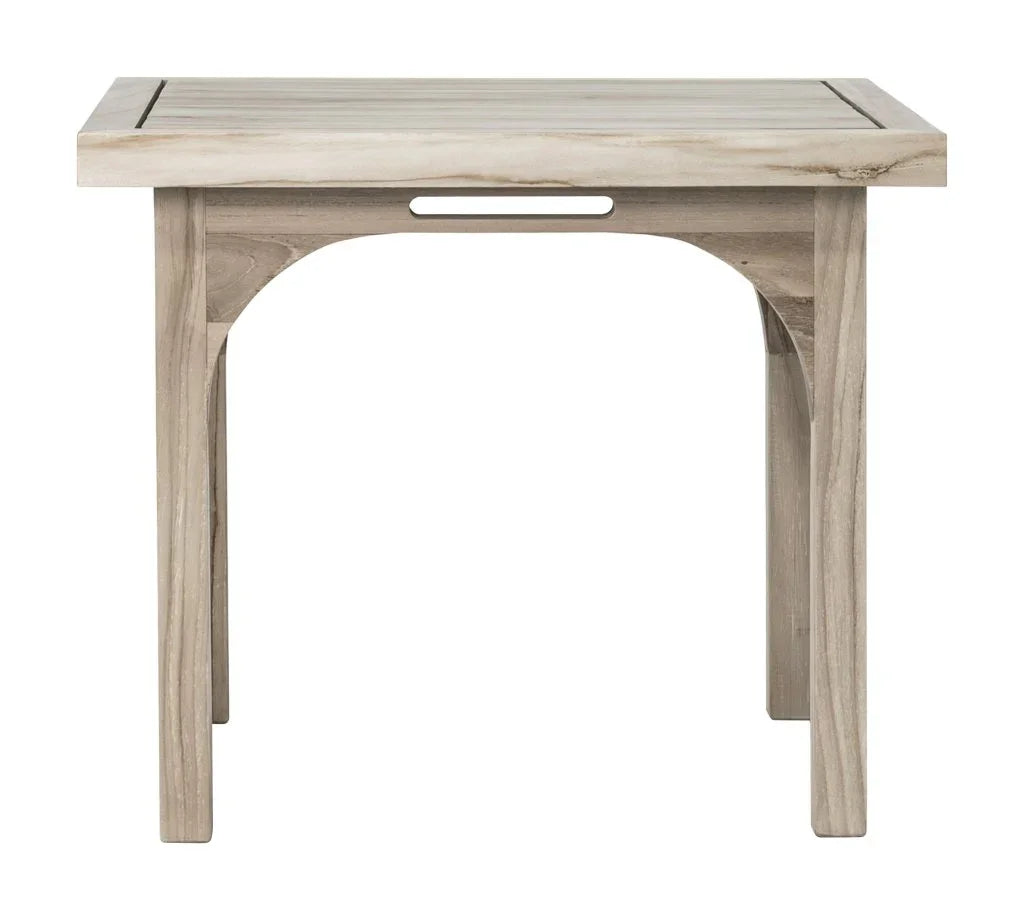 Seasonal Living Serenique Sun Bleached Teak Patio Side Table